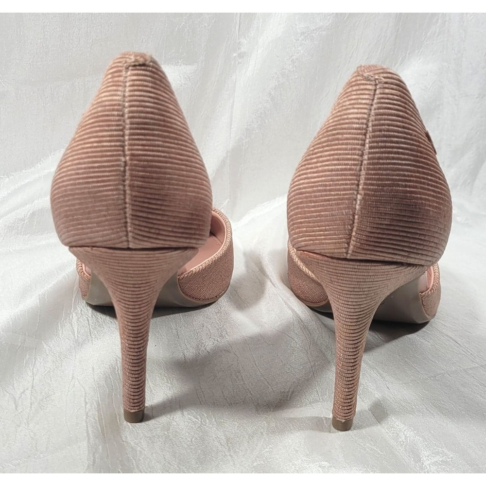 Clavin Klein Women's Gloria Ribbed High Heel Pumps - Ash Rose - Size 9M - Picture 4 of 6